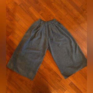 Wide Leg Elastic Waist Pants Thai style one size